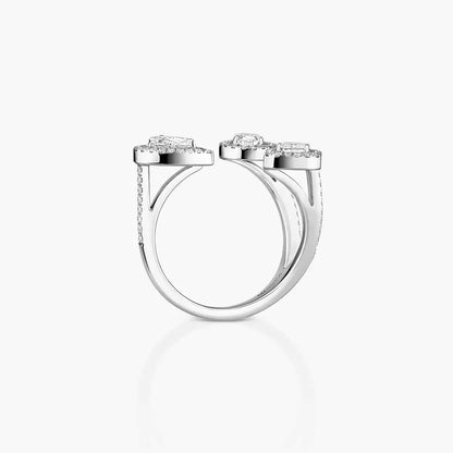 [[Panda Jewelry] Diamond Ring 0,25ct My Twin Trilogy