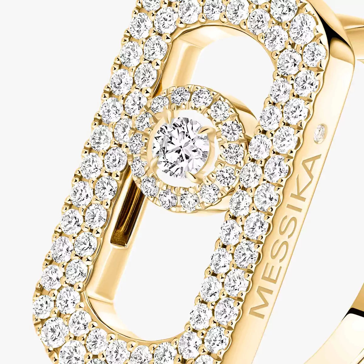 [Panda Jewelry]So Move Pave_-Set Diamond Ring