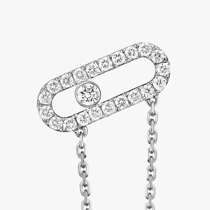 [Panda Jewelry]Move Uno Diamond Earrings