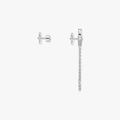 [Panda Jewelry]Move Uno Diamond Earrings
