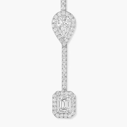 [Panda Jewelry]Diamond Drop Earrings My Twin