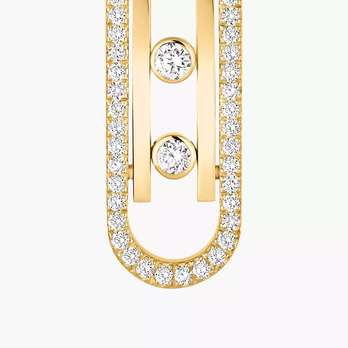 [Panda Jewelry]Diamond Pendant Earrings Move 10Th