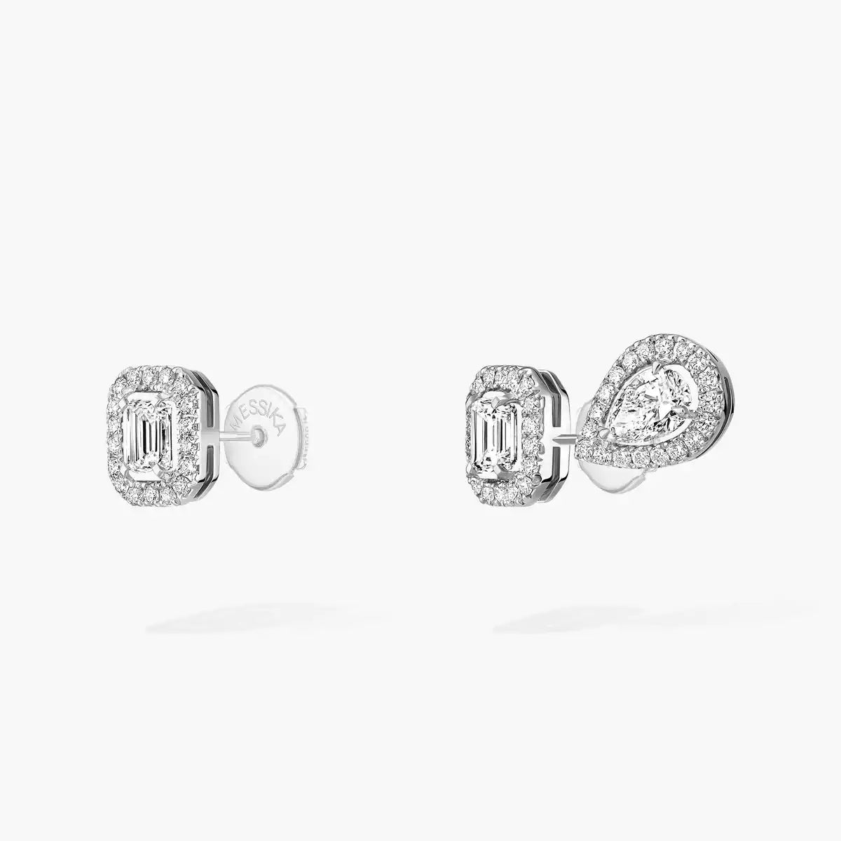[Panda Jewelry]Diamond Earrings 0,10ct My Twin 1+2