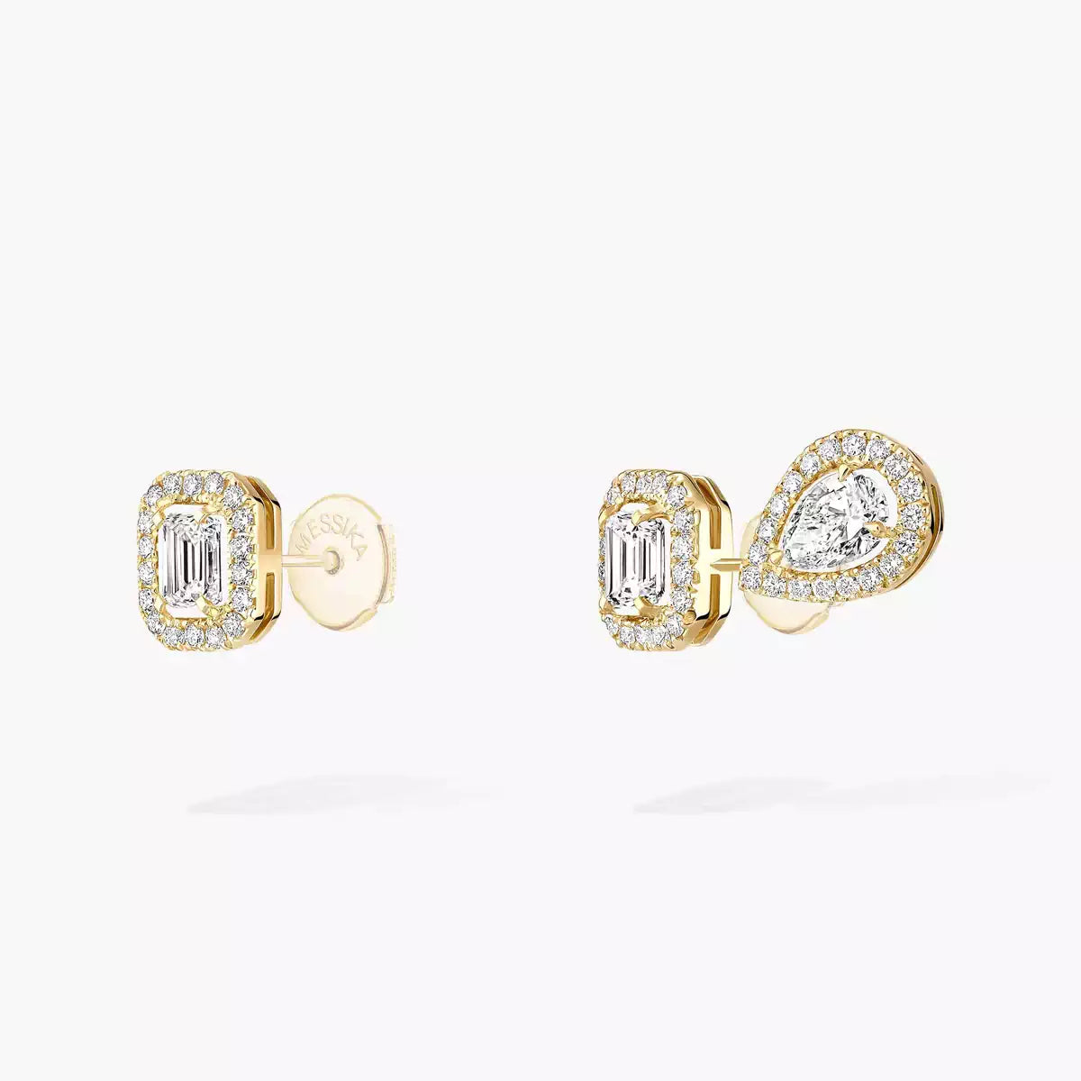 [Panda Jewelry]Diamond Earrings 0,10ct My Twin 1+2
