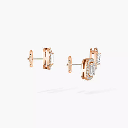 [Panda Jewelry]Diamond Earrings 0,10ct My Twin 1+2