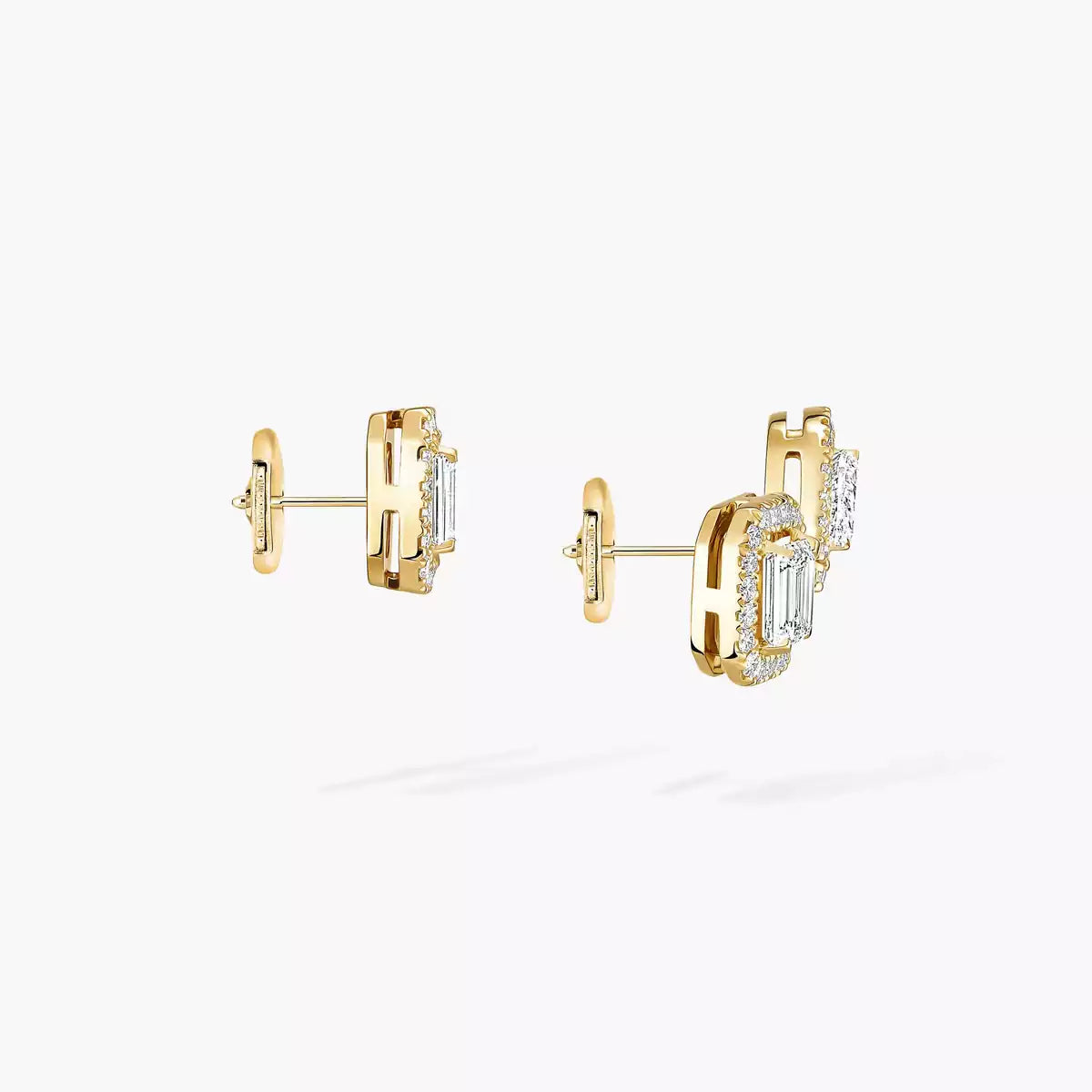 [Panda Jewelry]Diamond Earrings 0,10ct My Twin 1+2