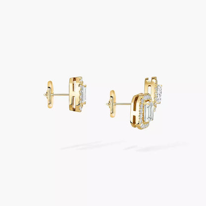 [Panda Jewelry]Diamond Earrings 0,10ct My Twin 1+2