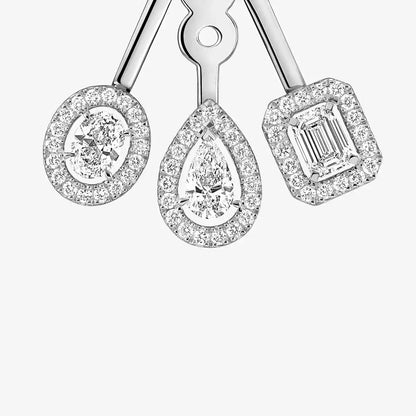 [Panda Jewelry] My Twin Trio  Diamond Earrings