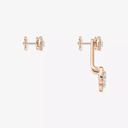 [Panda Jewelry] My Twin Trio  Diamond Earrings