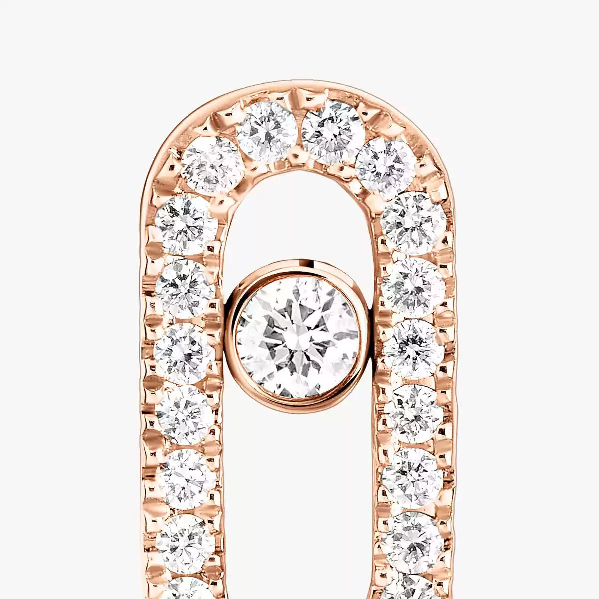 [Panda Jewelry]Move Uno Diamond Earrings