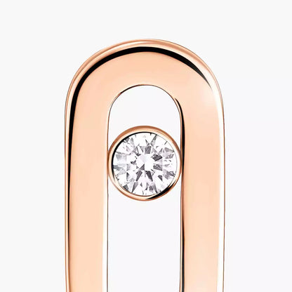 [Panda Jewelry]Move Uno Diamond Stud Earrings