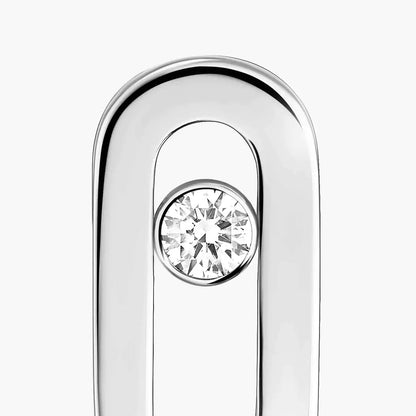 [Panda Jewelry]Move Uno Diamond Stud Earrings