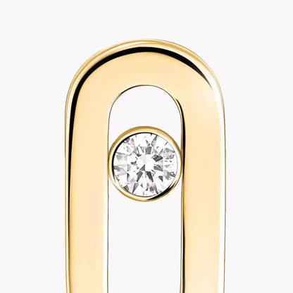 [Panda Jewelry]Move Uno Diamond Stud Earrings