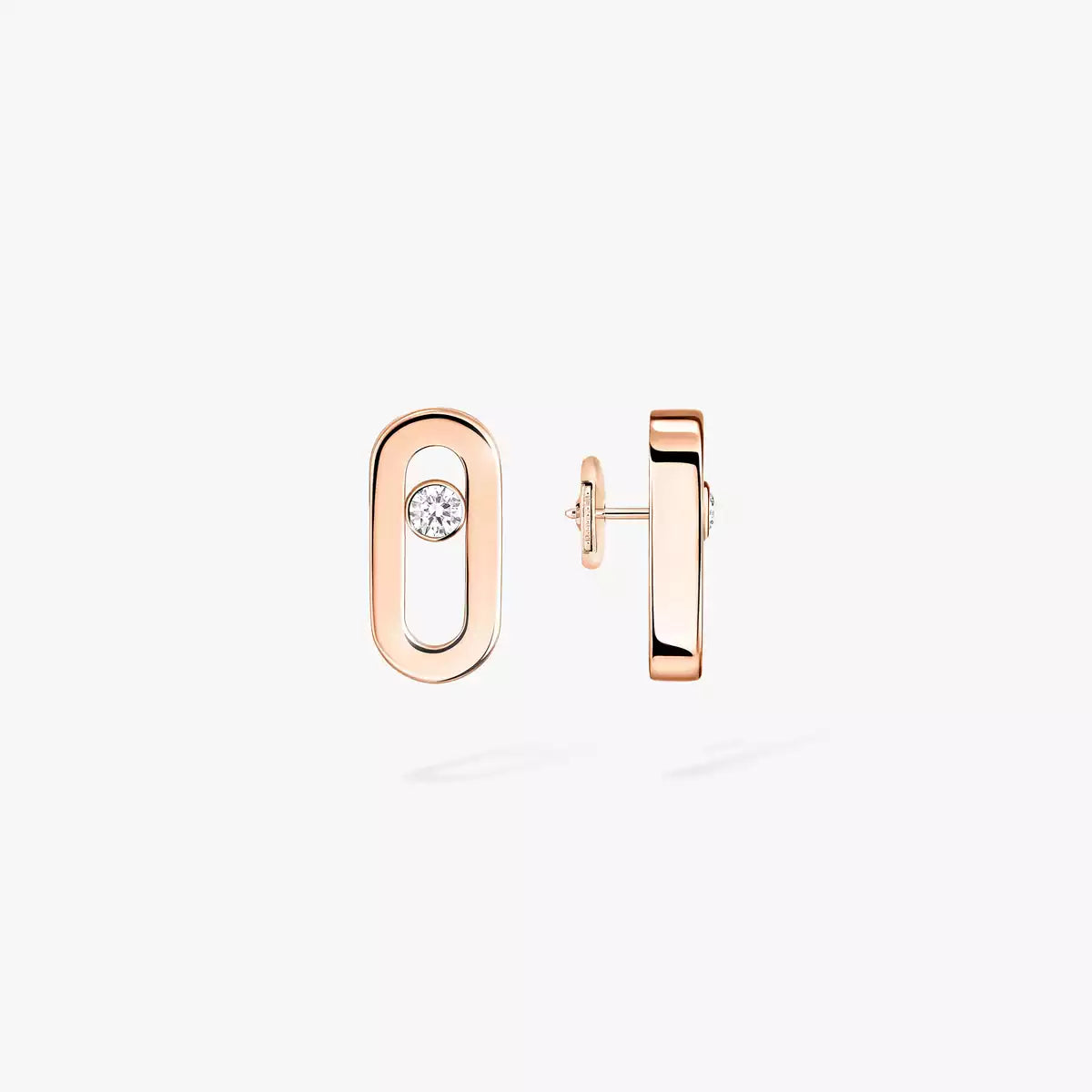 [Panda Jewelry]Move Uno Diamond Stud Earrings