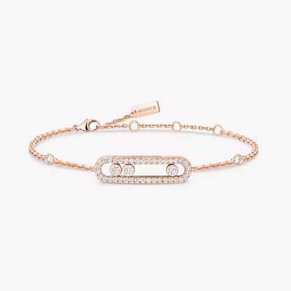 [Panda Jewelry]Pav茅 Baby Move Diamond Bracelet