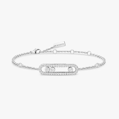 [Panda Jewelry]Pav茅 Baby Move Diamond Bracelet