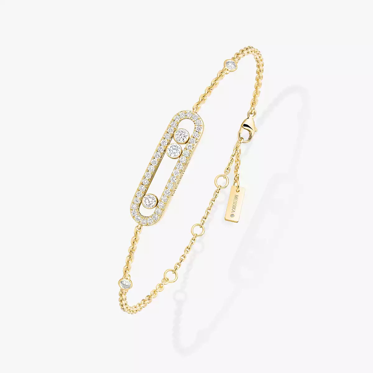 [Panda Jewelry]Pav茅 Baby Move Diamond Bracelet