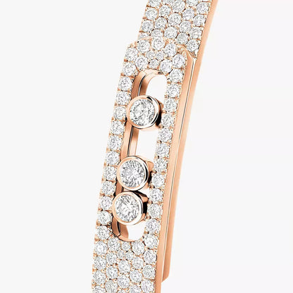 [Panda Jewelry]Move Noa Full Pav茅 Diamond Bangle Bracelet