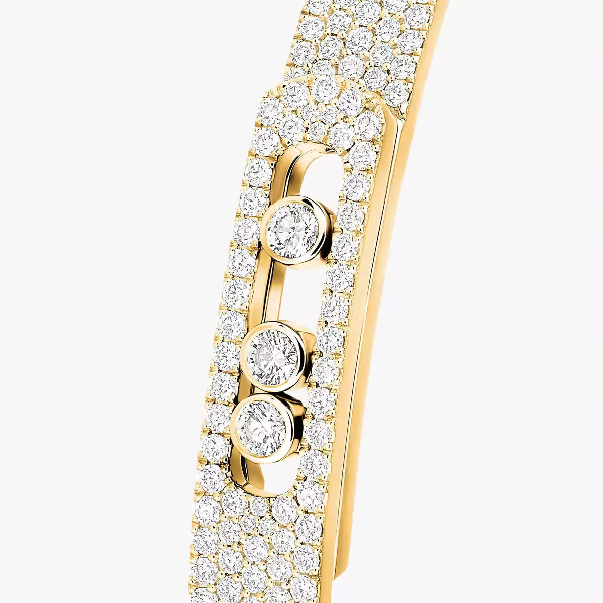 [Panda Jewelry]Move Noa Full Pav茅 Diamond Bangle Bracelet