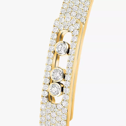 [Panda Jewelry]Move Noa Full Pav茅 Diamond Bangle Bracelet