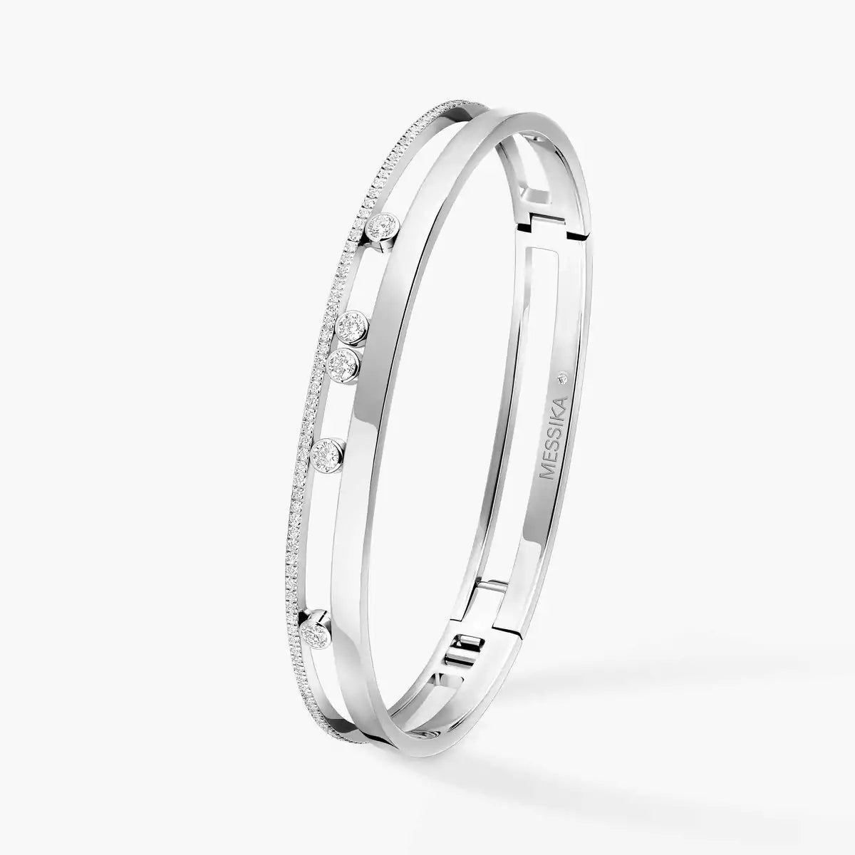 [Panda Jewelry]Move Romane Diamond Bangle Bracelet