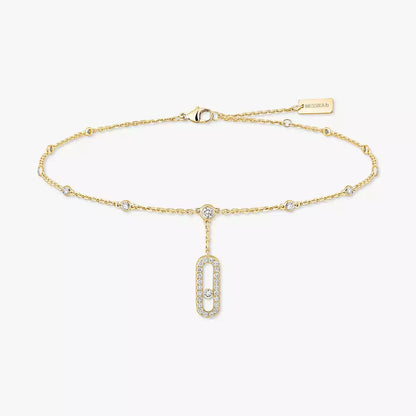 [Panda Jewelry] Move Uno pav茅 ankle bracelet