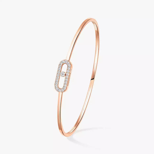[Panda Jewelry]Move Uno pav茅 flex bangle medium