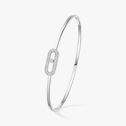 [Panda Jewelry]Move Uno pav茅 flex bangle medium