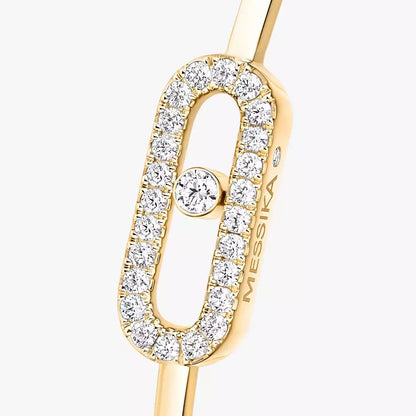 [Panda Jewelry]Move Uno pav茅 flex bangle medium