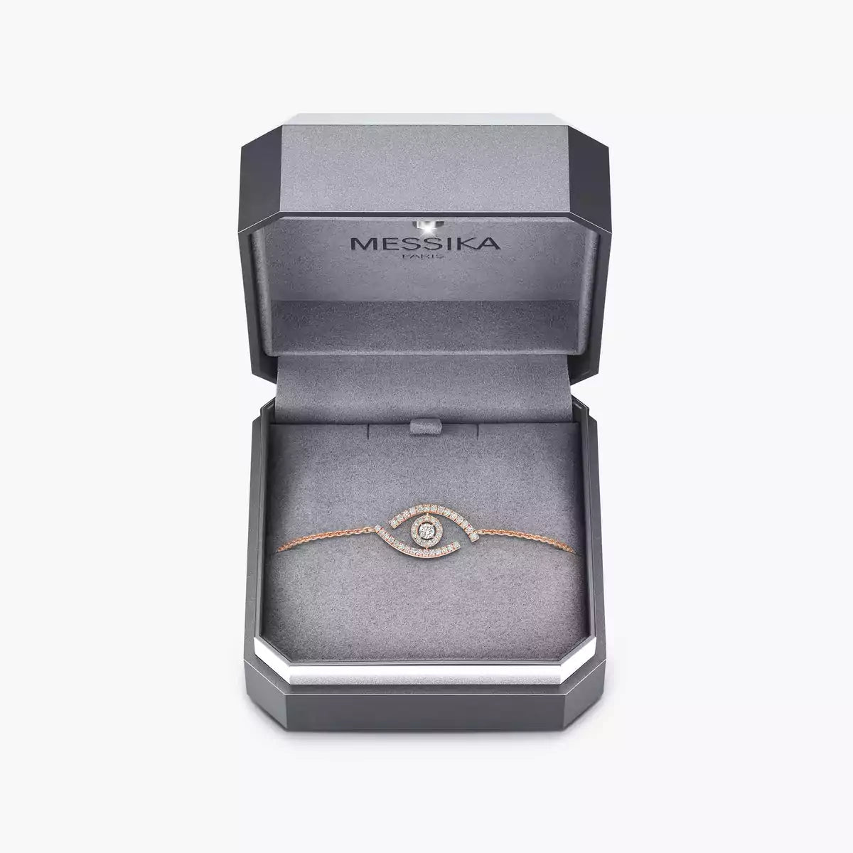 [Panda Jewelry]Lucky Eye Pave-Set Diamond Bracelet