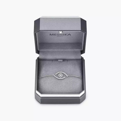 [Panda Jewelry]Lucky Eye Pave-Set Diamond Bracelet