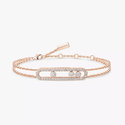 [Panda Jewelry] Move Classique pav茅 bracelet