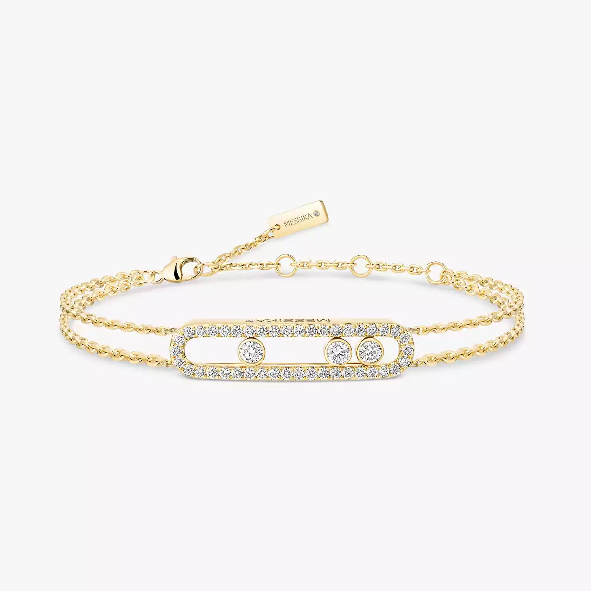 [Panda Jewelry] Move Classique pav茅 bracelet