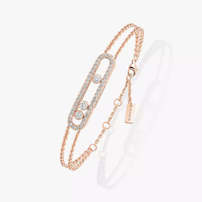 [Panda Jewelry] Move Classique pav茅 bracelet
