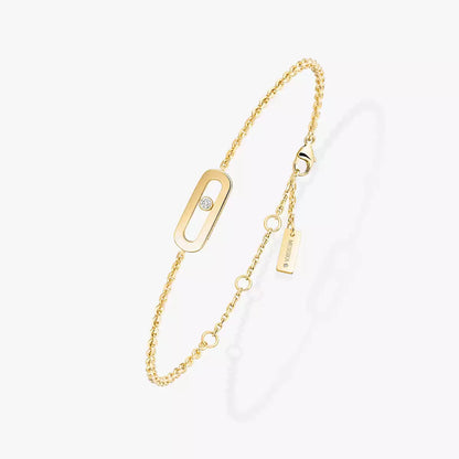[Panda Jewelry]Move Uno Diamond Bracelet
