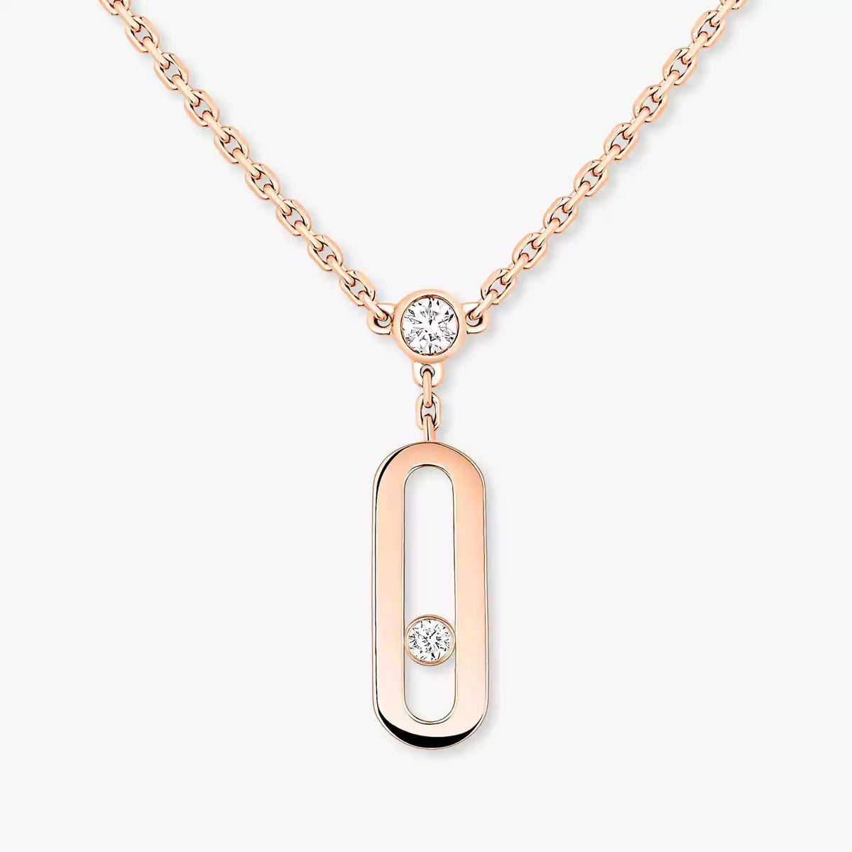 [Panda Jewelry] Move Uno Diamond Necklace