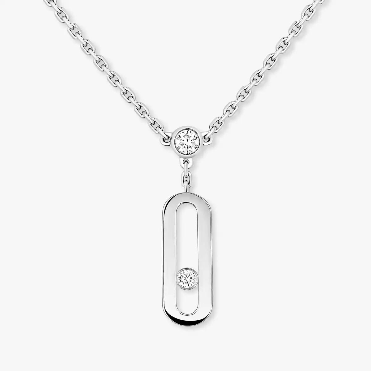 [Panda Jewelry] Move Uno Diamond Necklace