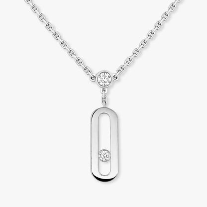 [Panda Jewelry] Move Uno Diamond Necklace