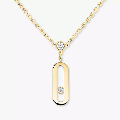 [Panda Jewelry] Move Uno Diamond Necklace