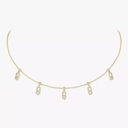 [Panda Jewelry]Move Uno Necklace