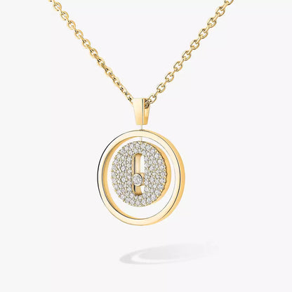 [Panda Jewelry] Lucky Move Diamond Necklace