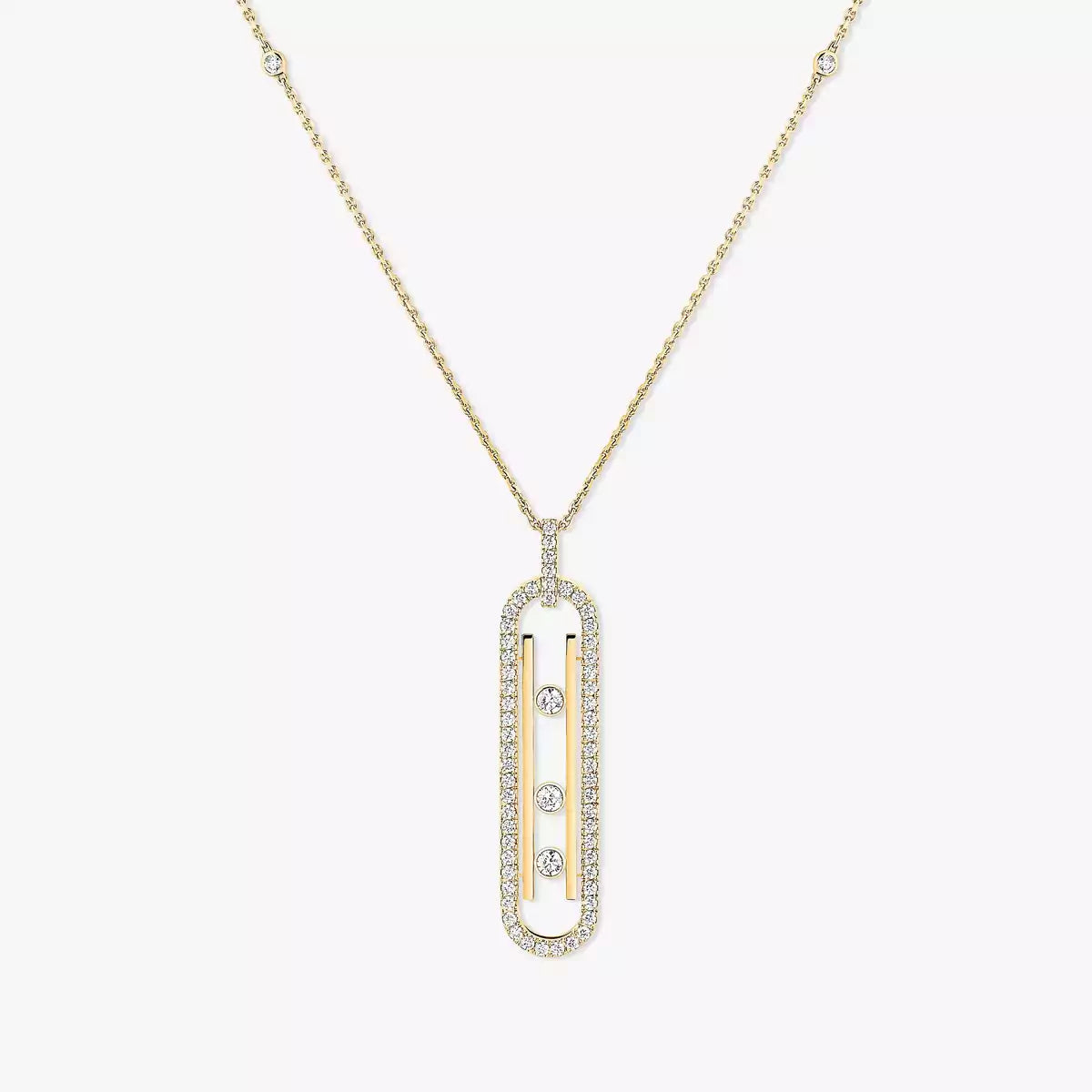 [Panda Jewelry]Diamond Necklace Move 10Th