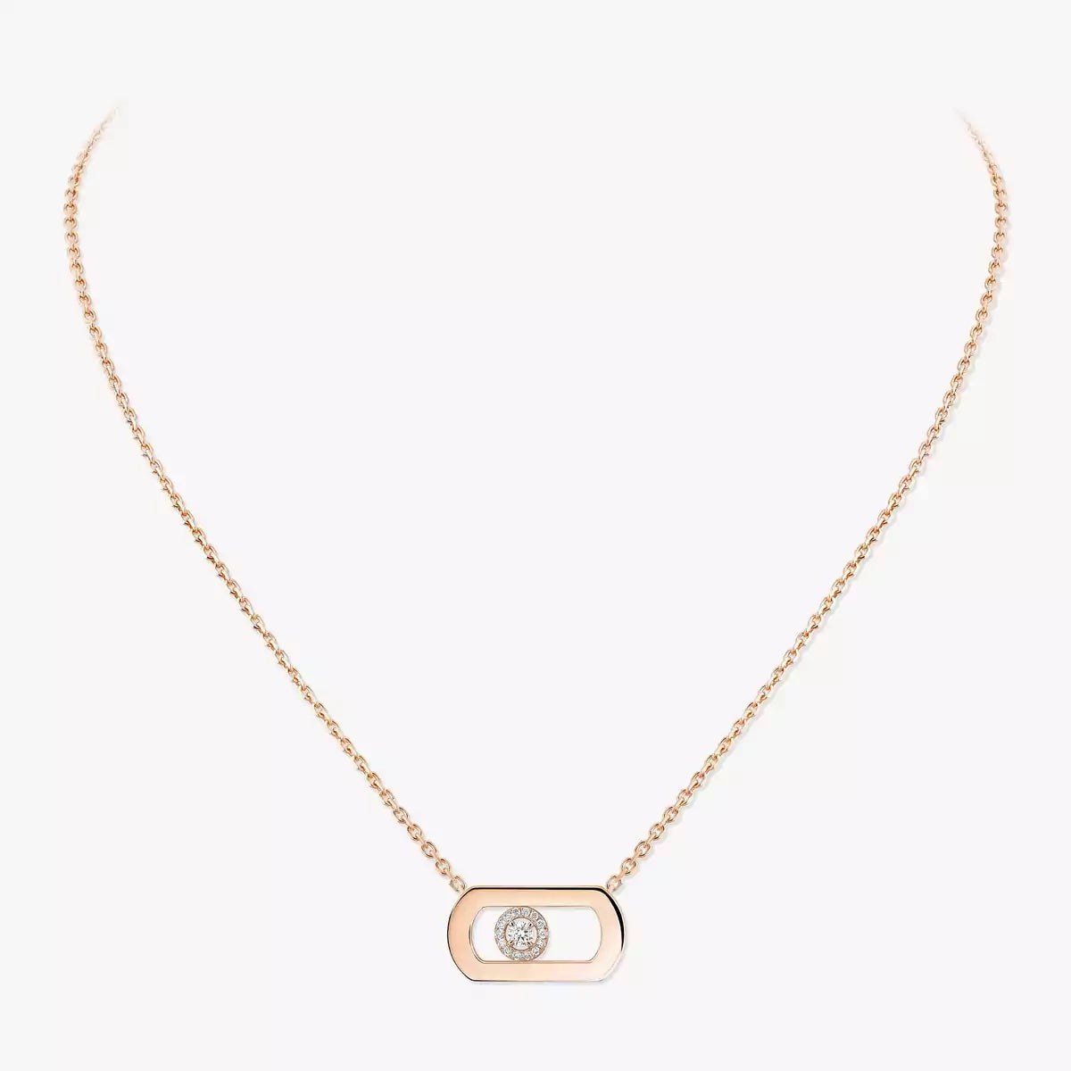 [Panda Jewelry]So Move Diamond Necklace in Gold
