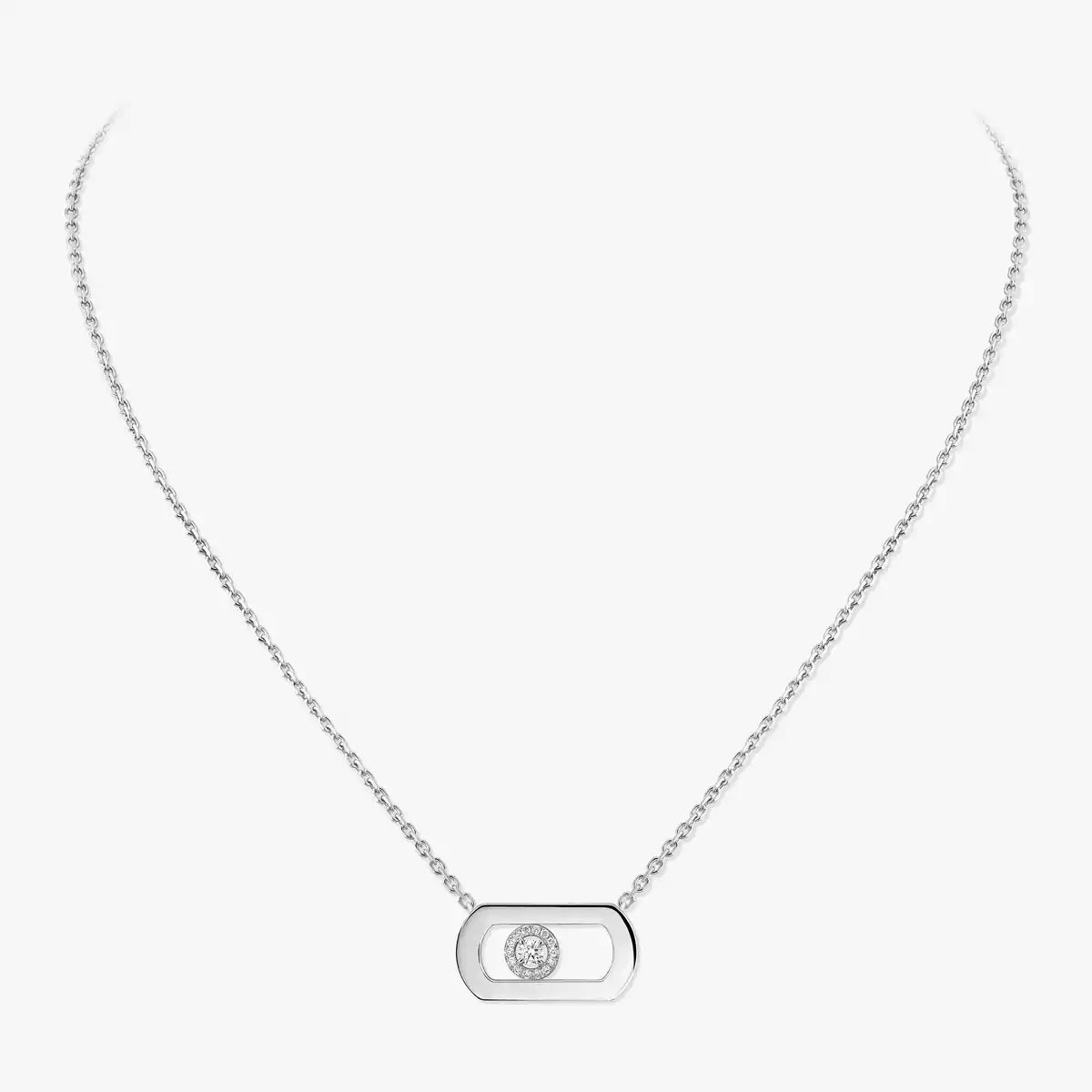 [Panda Jewelry]So Move Diamond Necklace in Gold