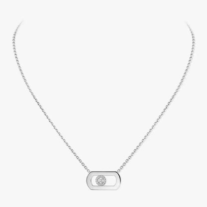 [Panda Jewelry]So Move Diamond Necklace in Gold