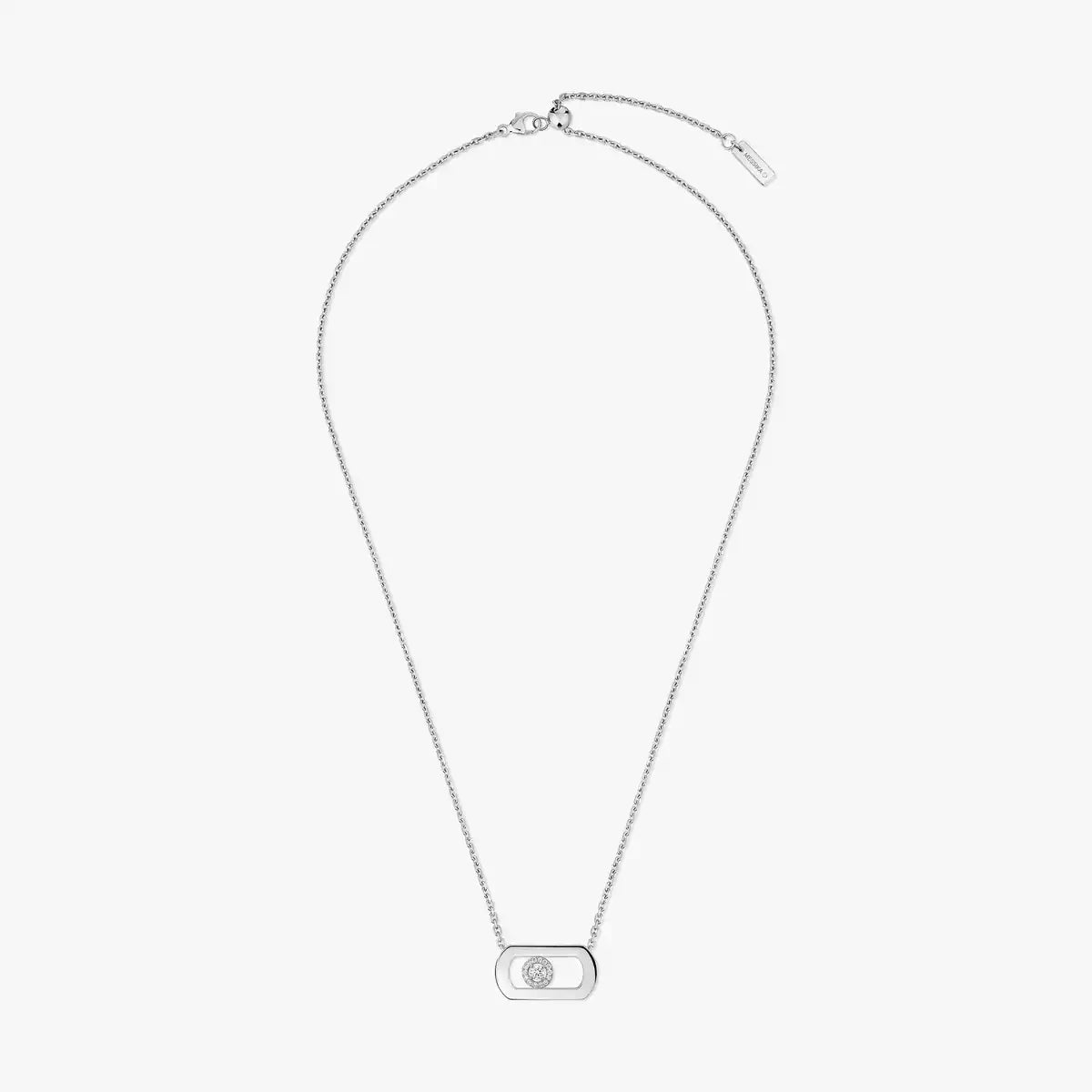[Panda Jewelry]So Move Diamond Necklace in Gold
