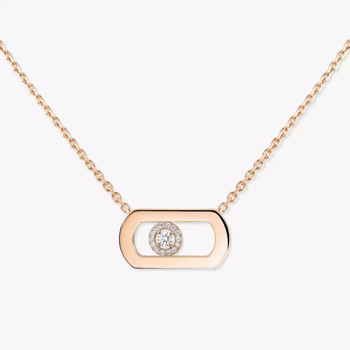 [Panda Jewelry]So Move Diamond Necklace in Gold