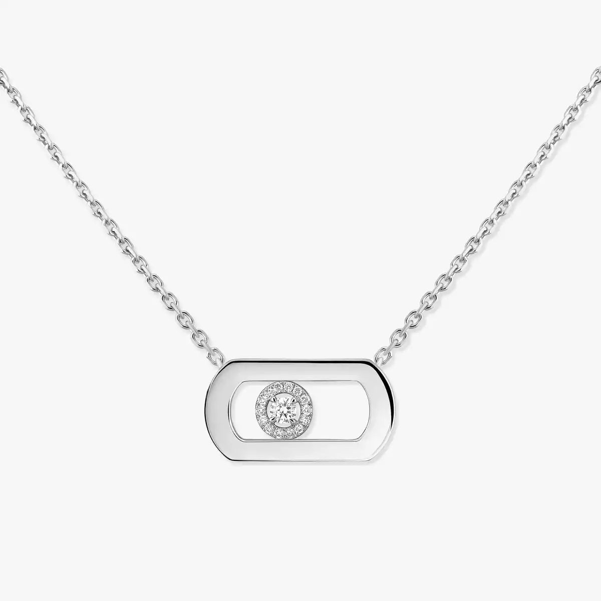 [Panda Jewelry]So Move Diamond Necklace in Gold