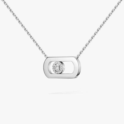 [Panda Jewelry]So Move Diamond Necklace in Gold