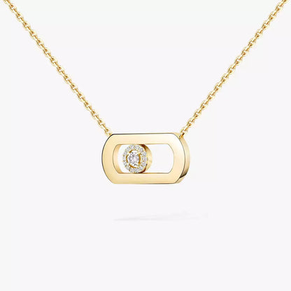 [Panda Jewelry]So Move Diamond Necklace in Gold